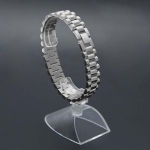 Watch -bandlink Bracelet 22 5 cm 1 5 cm roestvrijstalen kroon president Style verstelbare heuphopbarge cool cadeau211m