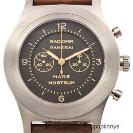 Bekijk Zwitserse Panerai sporthorloges PANERAISS Submersible Pam 603 - 52 mm Cronografo Titanio roestvrij staal Hoge kwaliteit automatisch WN-5HY9