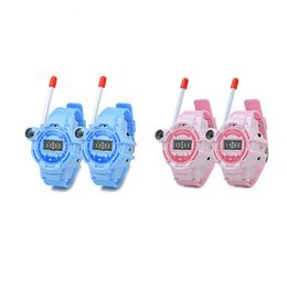 Bekijk walkie talkie speelgoed ouder-kind draadloze dialoog Call Two Way Radio Fashion Long Distance Call Interactive Kids Toys 2pcs 240506