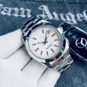 Bekijk horloges AAA 2024 Fashion New Labour Mens Mechanische roestvrijstalen trendy Three Naald Business and Leisure Watch