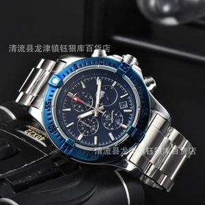 Montres montres aaa 2024 Hot Sell Mens Watch en acier inoxydable Quartz à 6 broches exécutant la deuxième montre BNL