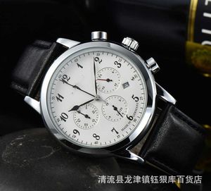 Relojes AAA 2024 Hombres de 6 pines Cuarzo funcional Second Running Watch Q Bai L Watch Factory
