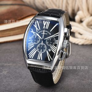 Bekijk horloges AAA 2024 Mens 6-Pins Quartz Flens Watch Belt Watch Mens Watch