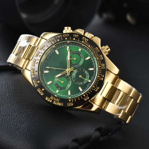 Montres Watchs AAA 2024 MENS Hot Sell Mens Steel Band New Color Labor Watch Quartz Multi fonctionnelle Watch