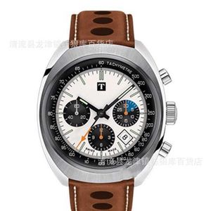 Bekijk horloges AAA 2024 Mens Multi Functional Belt Watch Kwarts 6-pins praten over horloge met haarherenhorloge
