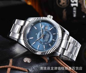 Montres Watchs AAA 2024 Solid Steel Band Watch Business Mens Quartz Watch avec Calendar Function Mens Watch