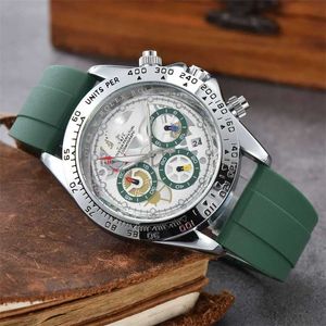 Regardez les montres aaa laojia six aiguille multitifonctionnelle montre la mode masculine regard de la mode silicium