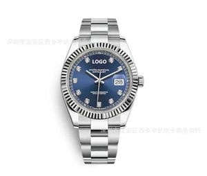 Montres montres aaa trois aiguille 904L Miroir bleu en acier raffiné entièrement automatique Mécanique entreprise luxe Luxury Watch Mens Watch