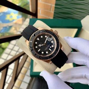 Bekijk horloges aaa yacht beroemde officiële huisduiker originele siliconen horlogeband lumineuze waterdichte niet -mechanische beweging horloge