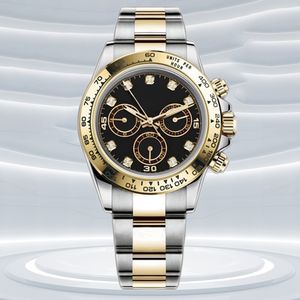 horloge Horloges voor heren luxe horloge automatisch mechanisch horloge ontwerper montre de luxe 41 mm vouwgesp goud geel hardlex waterdicht stopwatch polshorloge