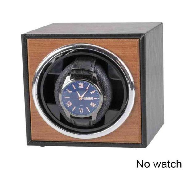 Veninadora de reloj para relojes automáticos Nuevas versión 4 6 Accesorios de relojes de madera Box Relojes Collector de almacenamiento 3 Modo de rotación Single H3729952