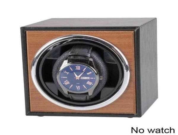 Veninadora de reloj para relojes automáticos Nuevas versión 4 6 Accesorios de relojes de madera Box Relojes Collector de almacenamiento 3 Modo de rotación Single H9950570