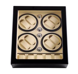 Bekijk Winder lt houten automatische rotatie 85 cases opslagcase display doos nieuwe stijl binnen wit buiten Black3924601