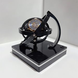 Watch Winders USB Charing Stereoscopic Automatic Watch Winder Box Display Luxury Mechanical Watch Winders Gyro Rotator 360 Yarn Winder 230804