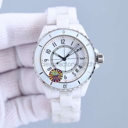 Mira Women Channel Ceramics Automatic Mechanical Watches 38 mm Sapphire Lady Luminous Wutwatch impermeable Montre de Luxe Ccity