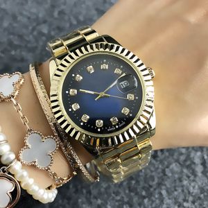 Bekijk Casual dameshorloges van hoge kwaliteit designer luxe Limited Edition quartz-batterij roestvrij staal 36 mm horloges