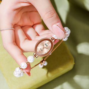 Horloge Women's Limited Edition Modem horloges van hoge kwaliteit designer luxe quartz-batterij Fritillary kralenarmbandhorloge
