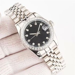 horloge dames automatische diamant auto date horloges 904l roestvrij staal montre luxe 36-41 mm waterbestendig lichtgevende Zwitserse imitatie230B