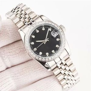 montre femmes automatique diamant date automatique montres en acier inoxydable 904l montre luxe 36 41mm résistant à l'eau lumineux suisse imitation339v