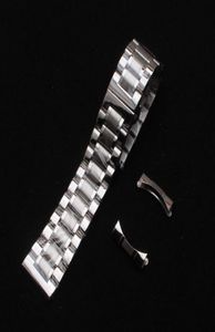 Horlogebanden 14 mm 15 mm 16 mm 17 mm 18 mm 19 mm 20 mm 21 mm 22 mm zilveren roestvrij staal met gebogen uiteinden rechte uiteinde speciale horloges strap1103956