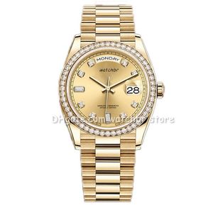 Watchbr-U1 41mm 36mm Mechanical Automatic wristwatches Diamond Mens Date Watch Lady Women Waterproof Luminous Watches 271j