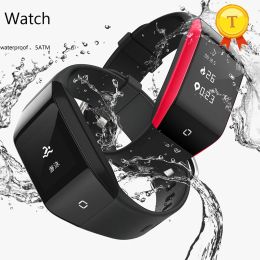 Bekijkt 2019 nieuwste aankomst luister Muziek Zwemmen Smart band Hartslagmonitor Bluetooth Watch Sports Fitness Tracker IP68 SmartWatch