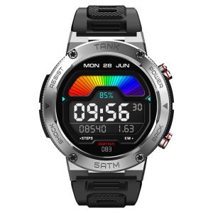 Montres 2022 Kospet Tank T1 Nouvelle smartwatch Smartwatch extérieur Sport Fitness Tracker Military Watches 5atm Smart Watch pour hommes