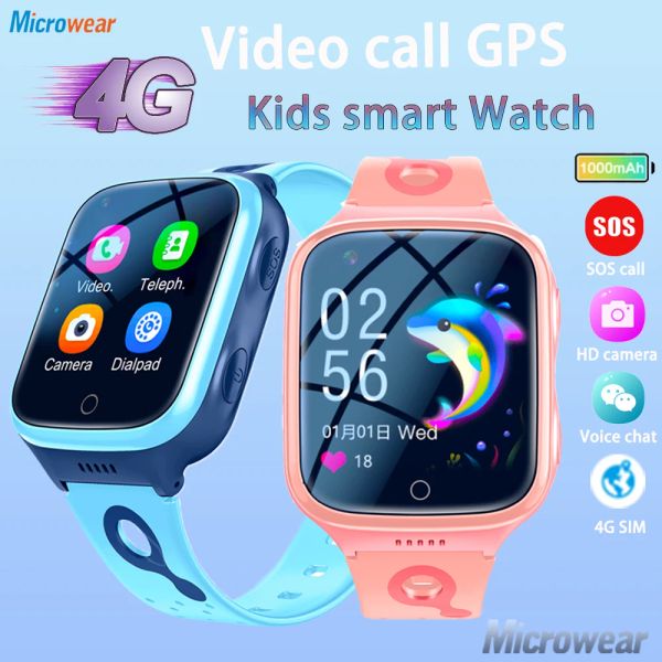 Montres 2022 NOUVEAU CAMERIE SMART CAME CAMERIE SMART SMART SOS IMPHERINE GPS WIFI VIDEO VIDEO MONITEUR MONITEUR DE LA SUITE