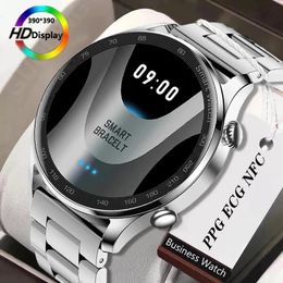 Montres 2022 Nouveau Bluetooth Appel Smart Watch Hommes 390 * 390 HD Pixel Display Lady Étanche Sport Smart Bracelet Smartwatch Fitness Tracker