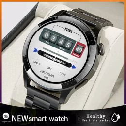 Bekijkt 2022 Nieuw volledig ronde scherm Bluetooth Antwoord Call Smart Watch Men Dial Call Fitness Tracker IP67 Waterdichte smartwatch -mannen vrouwen