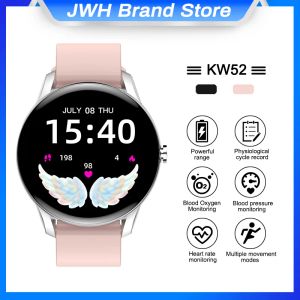 Bekijkt 2022 Nieuwe KW52 Smart Watch Support Hartslagmonitor Sleep tracking weer voorspelling Entertainment gaming smartwatch voor vrouwen