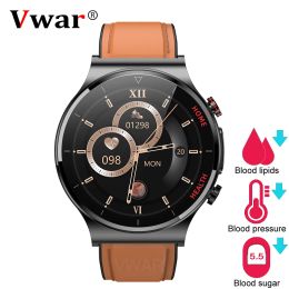 Relojes 2022 NUEVO TRATAMIENTO LASER SMART SMART ECG PPG Temperatura corporal Velocidad cardíaca Tracker Presión arterial de oxígeno Smartwatch