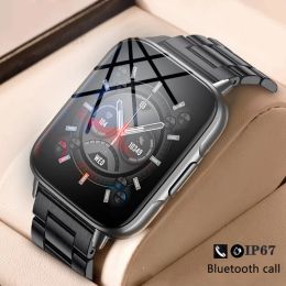 Horloges 2022 Nieuwe NFC Bluetooth Oproep Smart Horloge Mannen Hartslagmeter Sport Fitness Tracker IP67 Waterdichte Smartwatch mannen vrouwen + Doos