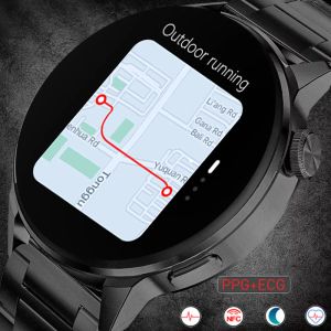 Montres 2022 NOUVEAU NFC SMART Watch Men Men Calsal Dial Calle Sport GPS Track Track Watch Femmes Heart Rate ECG Smartwatch pour Samsung Huawei Xiaomi