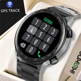 Bekijkt 2022 Nieuwe Smart Watch Men tonen altijd de Time Bluetooth Call Local Music Men SmartWatch 390*390 HD -scherm voor Huawei Xiaomi