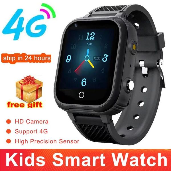 Relojes 2022 Reloj inteligente para niños GPS WIFI Video mensaje de voz Bluetooth llamada impermeable niño Smartwatch ubicación reloj para niños reloj para niña