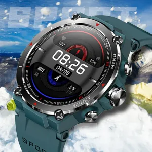 Bekijkt 2022New GPS Smart Watch AMOLED HD -scherm Horloges 24 uur Health Monitoring Lange batterijduur 5 ATM Waterdichte smartwatch voor mannen
