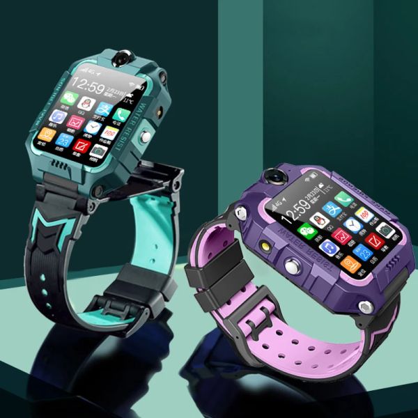 Montres 2023 Children's Smart Watch Kids Téléphone Smartwatch pour garçons Girls with Sim Card Photo Imperproof IP67 Cadeau pour iOS Android