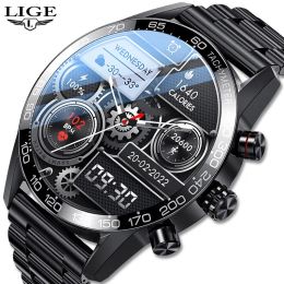 Bekijkt 2023 Lige Smart Watches for Men Smart Watch Bluetooth Call Smartwatch Fashion Business Clock New Smartband Man Fitness Tracker