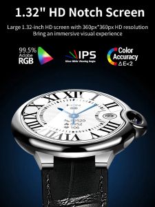 Montres 2023 hommes Smartwatch Women Wristwatch Smart Watch Smart Watch Coorean Imperproof Fitness Sports Montres Business Leisure