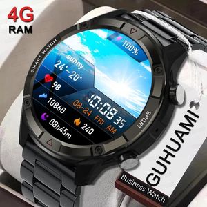 Relojes 2023 Nuevo 454*454 Pantalla Smart Watch Men siempre muestran la hora Bluetooth Call 4G Ram Music Local Smartwatch Link Tws Auriculares