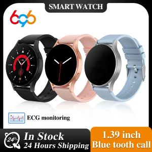 Montres 2023 New Blue Tooth Call Men Men Sports Fitness Smartwatch ECG PPG Games Music Watchs Vocation Assistant Femmes Mématiennes Smart Watch