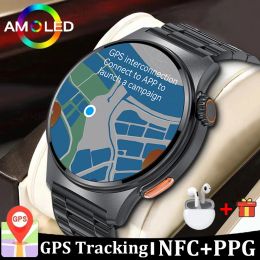 Montres 2023 Nouveaux ECG + PPG Health Smartwatch IPS Men Sate Carty Pression Huffre Oxygène Watches Thermomètre NFC Smartwatch étanche NFC Thermomètre
