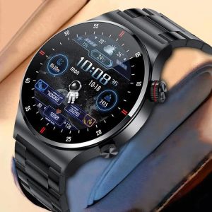 Bekijkt 2023 Nieuwe QW33 Bluetooth Call Smart Watches voor mannen Large HD -scherm Stap Tellen Sport Fitness Tracker Waterdichte smartwatch