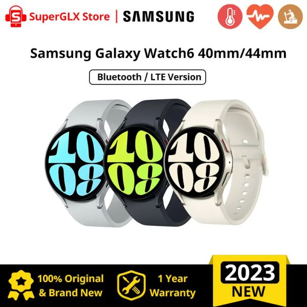 Relojes 2023 NUEVO SAMSUNG Galaxy Watch 6 40/44 mm Smartwatch Exynos W930 Medición de la presión arterial Ect Fitness Watch para Galaxy S23 Ultra