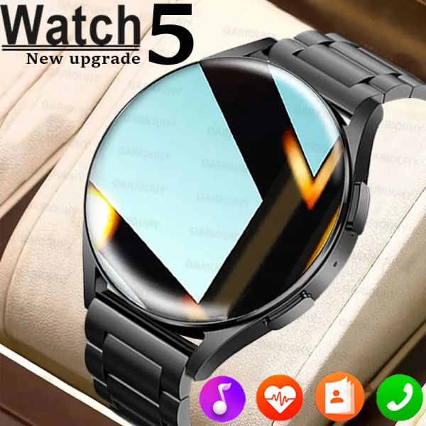 Montres 2023 New Smartwatch 5 pour les hommes tactile Hypertension Hypertenue Blood Oxygène Bluetooth Appeler Smart Watch Men Femmes pour Xiaomi Huawei iOS