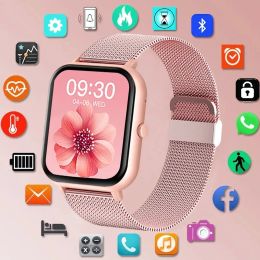 Bekijkt 2023 NIEUW ZL54C SMART WATCH VOK ASSISTANT DIMEN VOOR ANDROOD IOS WATERDEPROBEER BLUETOOTH MUZIEK BEKIJK Full Touch Smart Watches