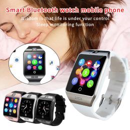 Montres 2023 Q18 Smart Watch Men Women Women Camera Bluetooth Wristwatch Prise en charge des cartes SIM 4G Montres pour Xiaomi iPhone iOS Android Bracelet