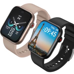 Montres 2023 Smartwatch For Women Men Girl Gift Full Touch Sports Sports Fitness Watches Bluetooth appelle la montre-bracelet numérique Smart Watch
