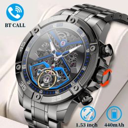 Montres 2024 New Men's Bluetooth Smart Call Watch à double mode Mode One Click Connexion Offline Paiement Smart Electronic Watch